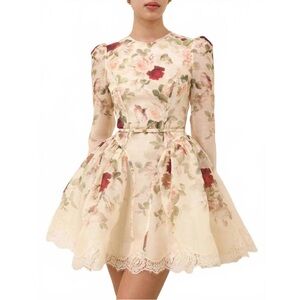 Zimmermann | Dresses | Zimmermann Eden Embroidered Floral Dress Sz |  Poshmark